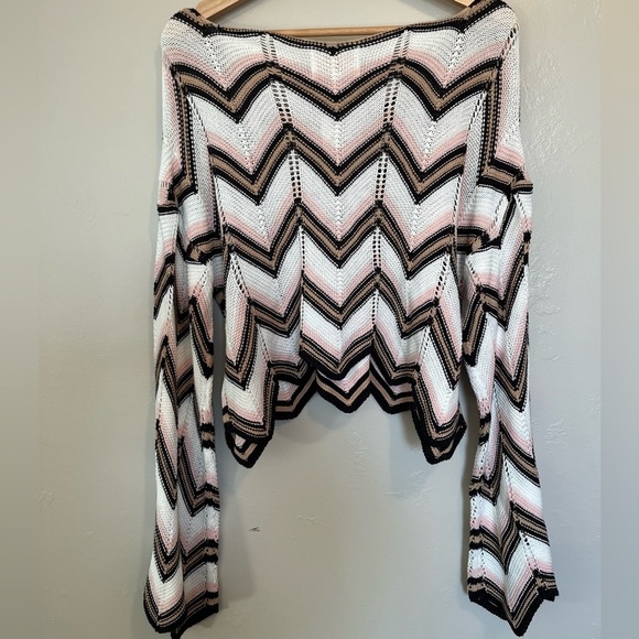 Lizbeth Chevron Pullover Sweater NWT - Picture 9 of 12
